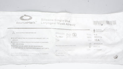 SourceMark M0332 Silicone Laryngeal Mask Airway Size 5.0 70-100kg <40ml/60cm(x)